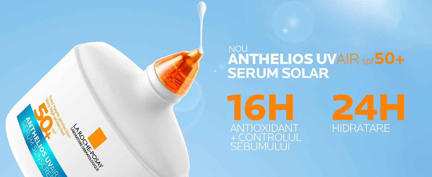 Anthelios UVAIR Serum Solar SPF50+ - detaliu produs